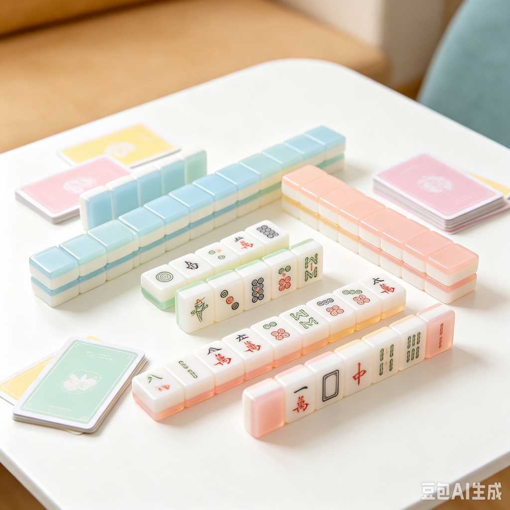 metallic finish mahjong set