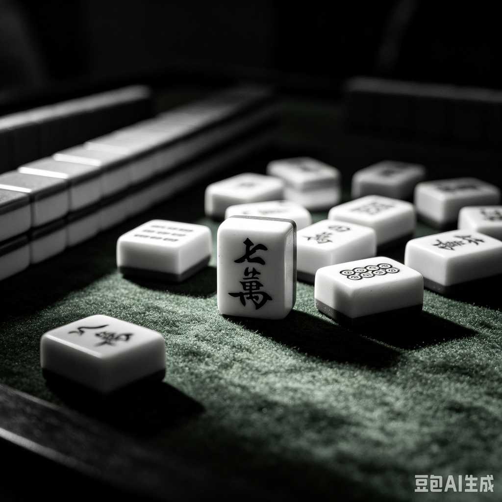 elegant text mahjong tiles