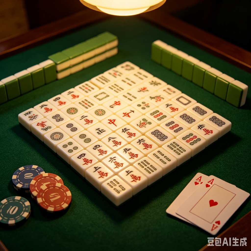 transparent mini mahjong set
